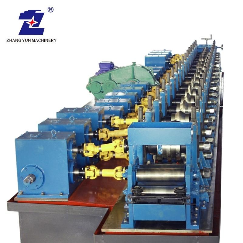 Making Galvanized Steel Profile Cold Drawn/Drawing Roll/Rolling/Roller Making/Forming Machinery Elevator Guide Rail Machine