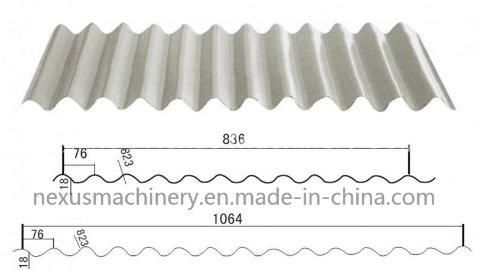 Corrugated Sheet Metal Roofing Roll Forming Machine