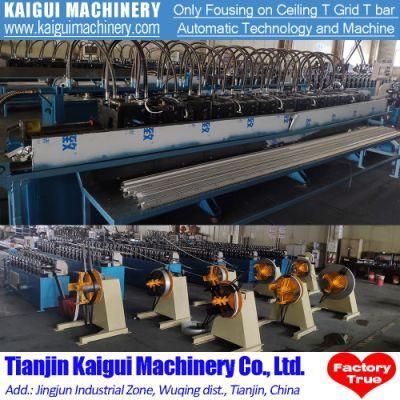 Metal Ceiling T Grid Hydraulic Pressure Roll Forming Machine