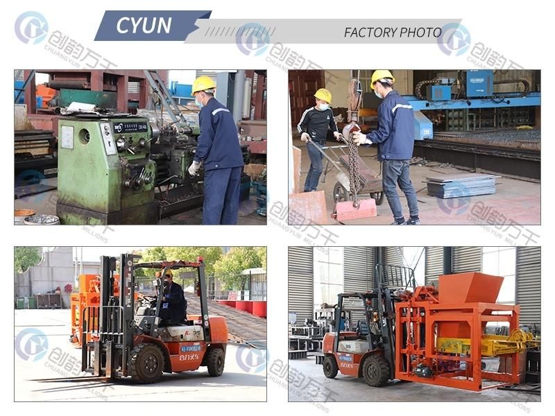 Qtj4-25 Automatic Cement Brick Concrete Hollow Block Making Machine Price