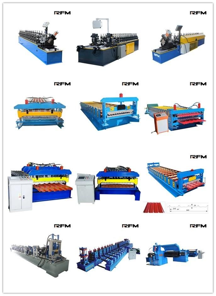 Hot Rolled Coil Metal Roof Panel Roll Forming Machine Steel Profile Roller Shutter Door Gate Frame Shaping Machine