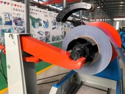PLC Control Thicker Steel Panel Zinc Coated Corrugated Roll Forming Machine