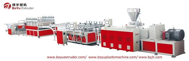 Reusable PVC Concrete Formwork Extruder Machine