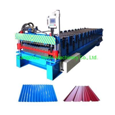 Low Price Cr12 Mould Steel Cutter Double Layer Color Roofing Sheet Forming Machine Factory Price with ISO9001/CE/SGS/Soncap