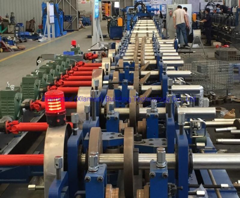 Factory Price Customized Cold Steel CZ Purlin Roll Forming Machine Full Automatic Steel Frame Forming Machine