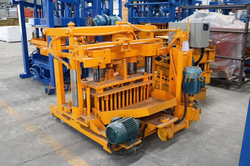 Qt40-3A Fast Delivery Egg Layer Block Machine Mobile Concrete Hollow Block Making Machine