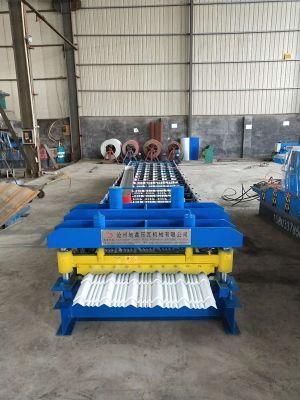 Roofing Steel Glazed Roof Tile Roll Forming Machine