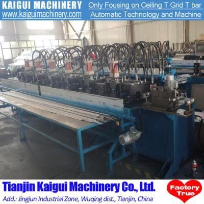 Supply T Bar Suspended Ceiling Grid Roll Forming Machine