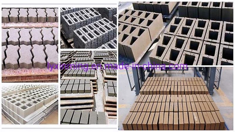 Qtj4-40 Semi-Autonatic Paver Block Making Machine Cement Brick Making Machine Block Machine