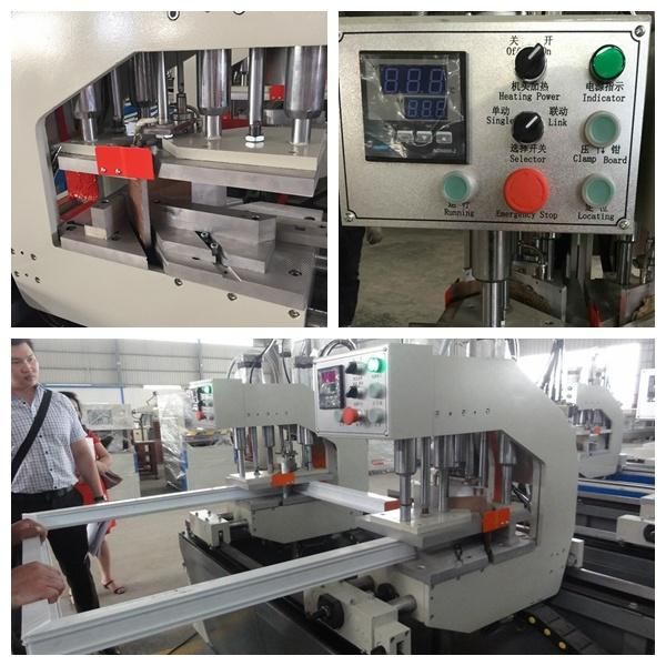 Single Head UPVC Plastic Profile Window Door Welding Machine