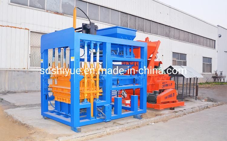 Qt6-15 Hydraulic Hollow Paving Solid Curbstone Block Making Machinery