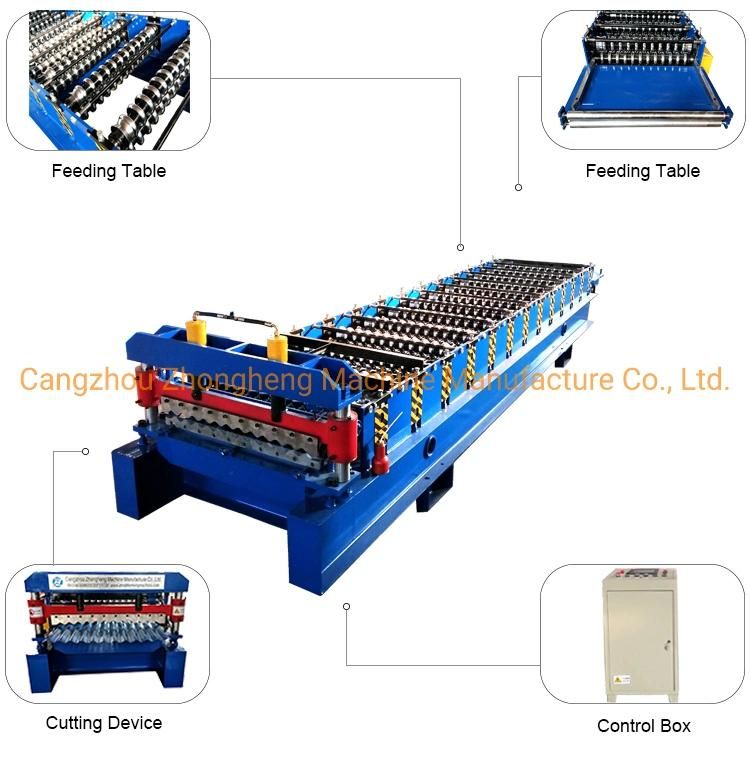 Metal Roofing Sheet Profiling Machine Cold Roll Forming Machine to Make Corrugated
