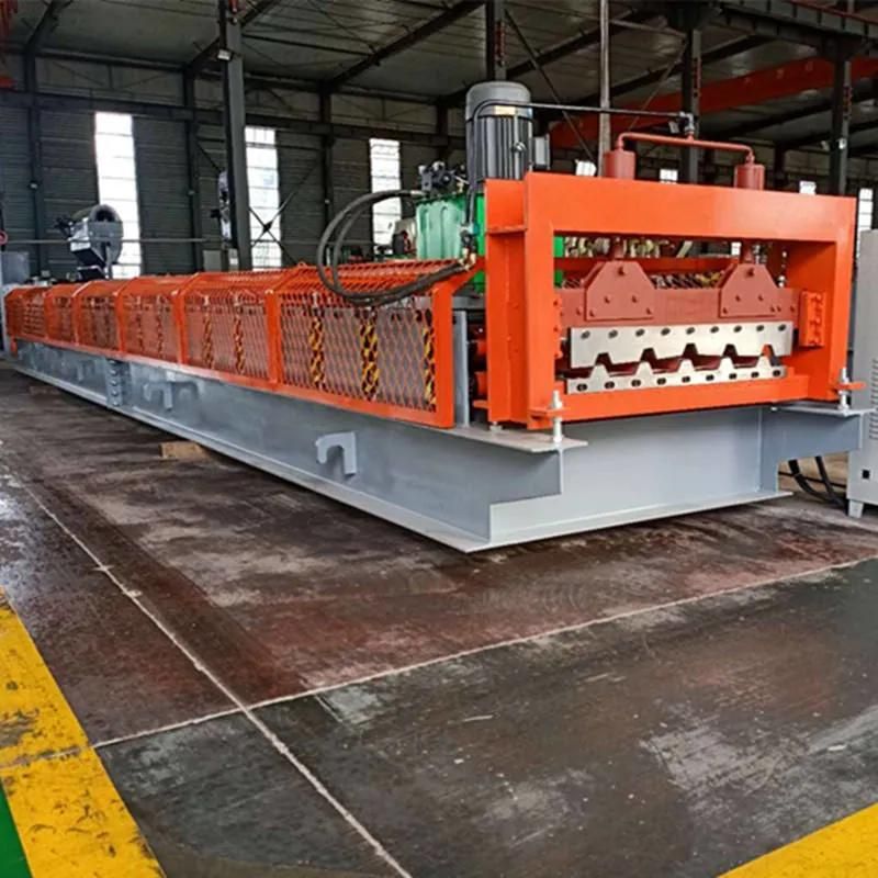 Steel Rib Profile Trapezoidal Tile Roll Forming Machine