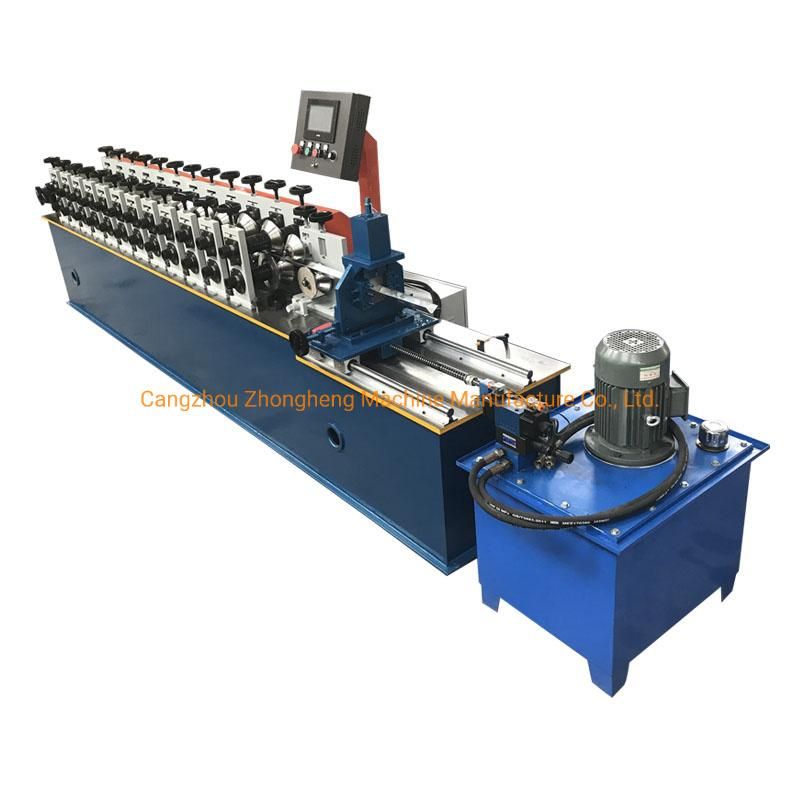 C Channel Roll Forming Machine with Punching Word, Holes Function for Drywall