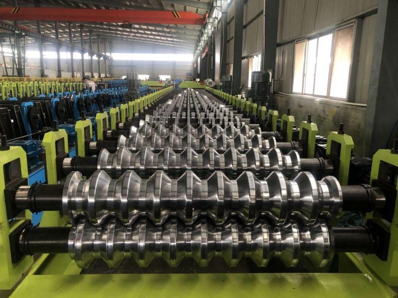 Aluminum Corrugated Colored Steel Roof Sheet Making Machinery Metal Roofing Galvanized Roll Forming Machine