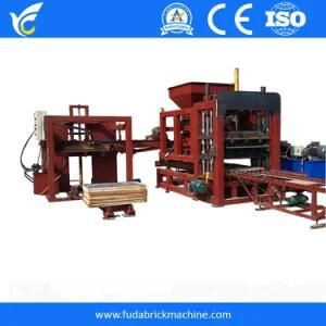 Qt6-15auto Concrete Hollow Block Machine with Block Stacker Machine