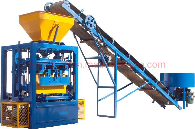 Qt4-24 High Capacity Automatic Vibrated Cement Concrete Block Brick Making Machine for Sale