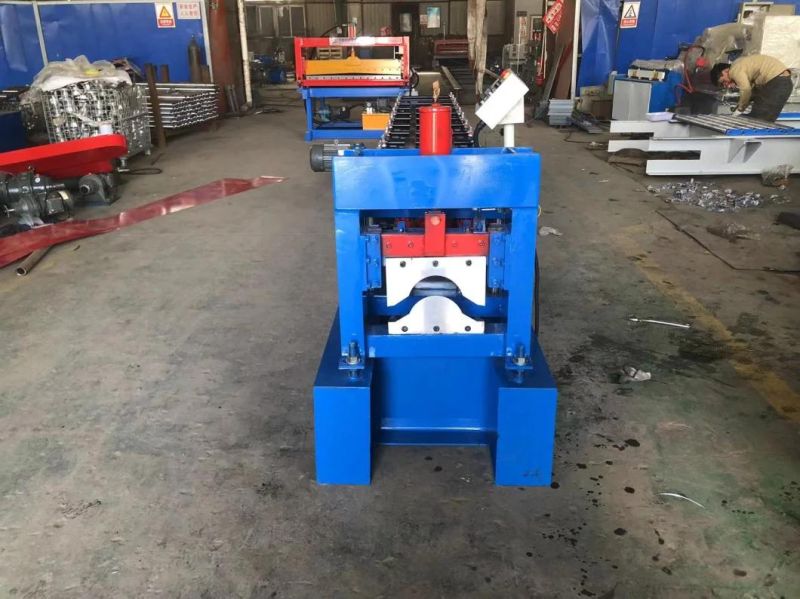 Color Steel Metal Ridge Cap Roll Forming Machine / Ridge Cap Tile Making Machine