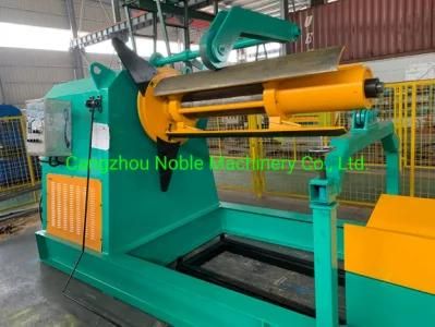 Good Price 10t Hydraulic Full Automatic Steel Coil Decoiler with Car