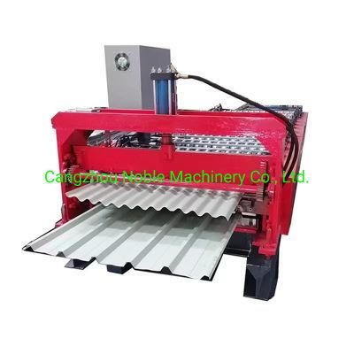 Good Price Metal Sheets Roofing Machine Ibr and Corrugated Trapezoid Double Layer Roll Forming Machine