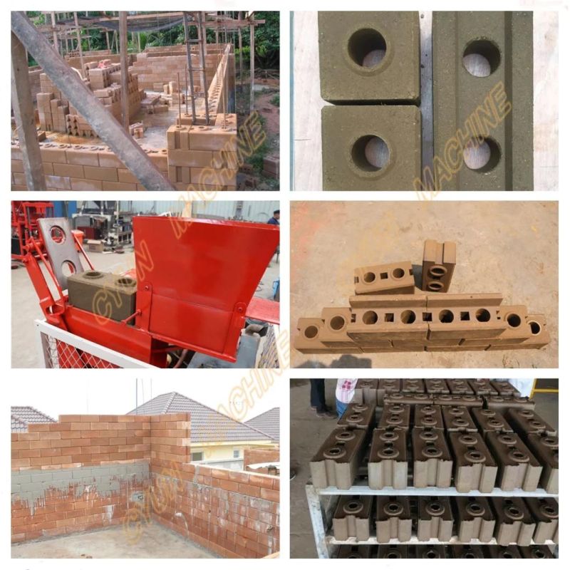 Cy2-25 Semi-Automatic Diesel Interlocking Clay Brick Making Machine in Cameroon