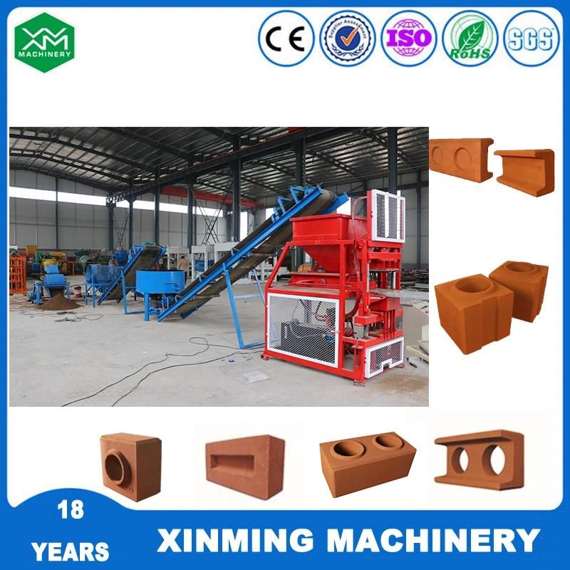 Xm2-10 Automatic Hydraulic Soil Interlocking Block Making Machine