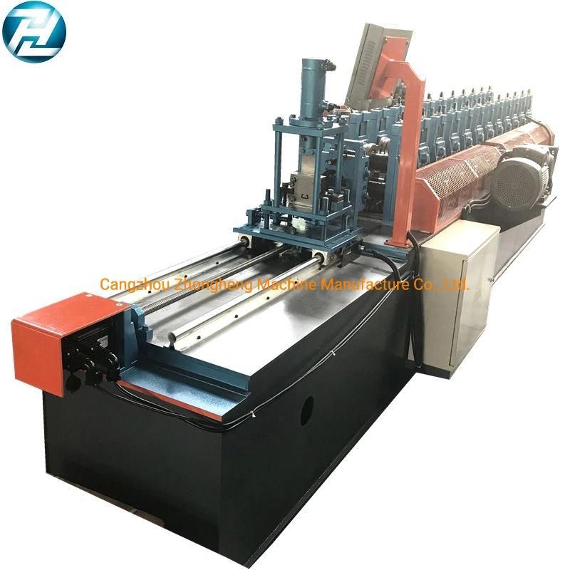 Auto Drywall Metal Furring Channel Roll Form Machine, Construction Building Machinery