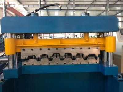 More Thicker Material to Make up and Double Edged Knife Design Floor Deck Roll Forming Machine