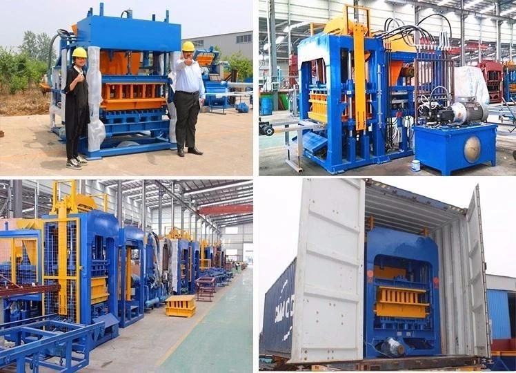 Qt4-15 High Quality Hydraulic Full Automatic Building Material Brick Machine, Concrete Block Making Machine Construction Machinery
