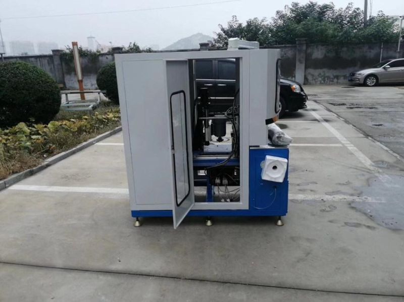 Three Cutters CNC Corner Cleaning Machine for PVC Profile Windows and Doors