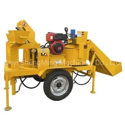 Red Soil Compress Earth Brick Block Maker Machine