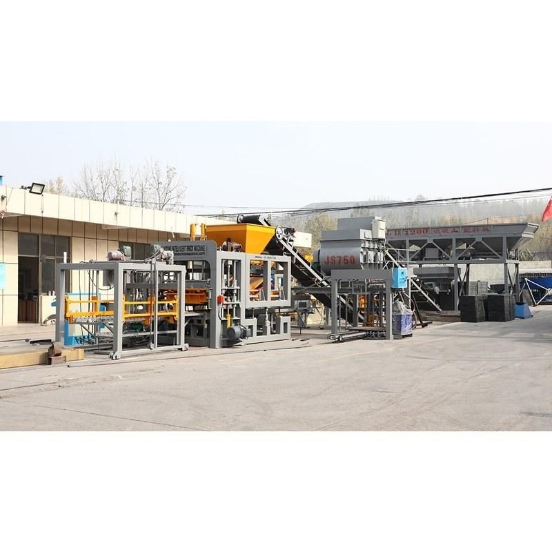 Qt10-15 Fully Automatic Hollow Solid Block Forming Machine Block Forming Plant
