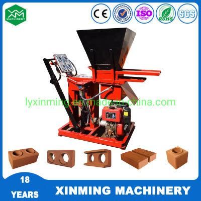 Wide Used Xm2-25 Clay Soil Interlocking Block Making Machine Stabilized Solid Block Making Machine