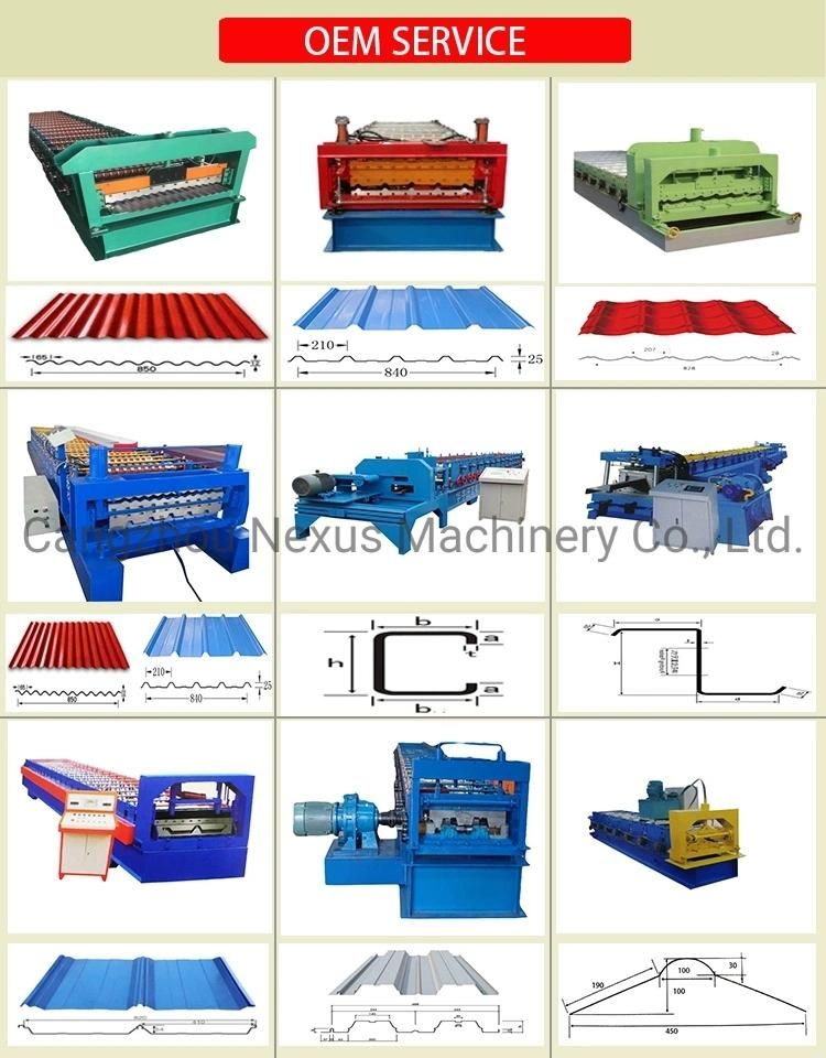 Metal Galvanized Sheet Floor Decking Roll Forming Machine