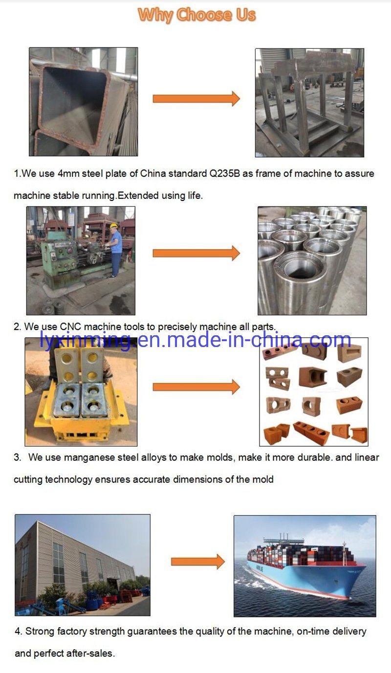 Wide Used Xm2-10 Block Brick Making Machine Brick Extruder Clay Hollow Block Making Machine in Botswana