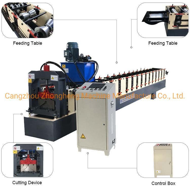 Automatic Ridge Roof Tiles Making Machine Ridge Sheet Metal Machine