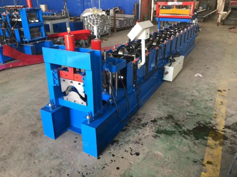 Color Steel Metal Ridge Cap Roll Forming Machine / Ridge Cap Tile Making Machine