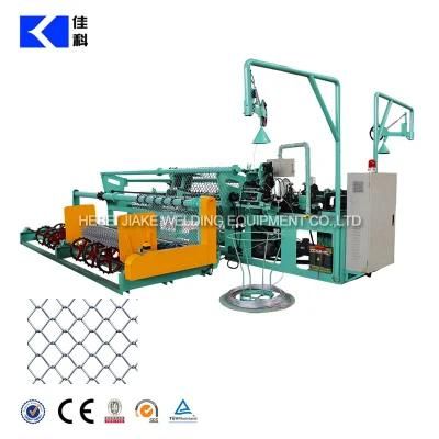 Diamond Shape Mesh Chain Link Fence Making Machine