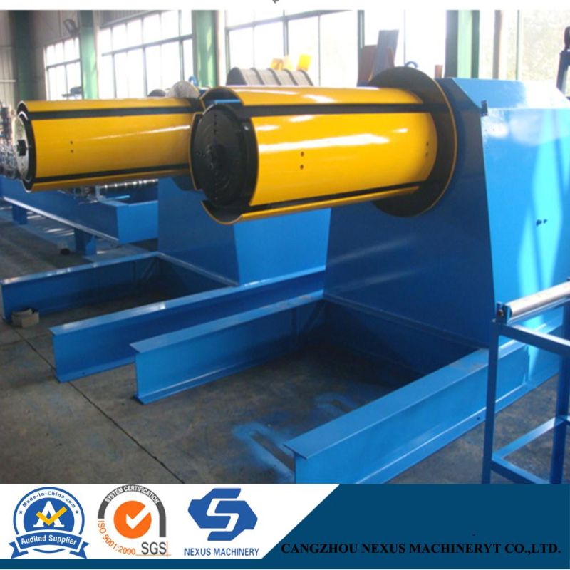 Steel Coil Automated Decoiler Working in Steel Coil Cutting Line