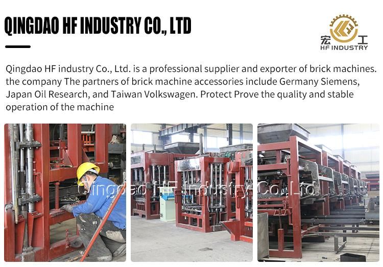 Qt4-16 Automatic Hydraulic Vibration Concrete Hollow Paver Interlock Brick Block Making Machine Factory in China