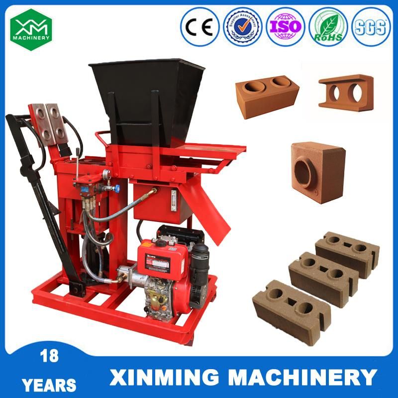 Brick Press Block Press Block Making Machine Brick Making Machinexm 2-25 Semi Automatic Block Machine for Home or Commercial Use