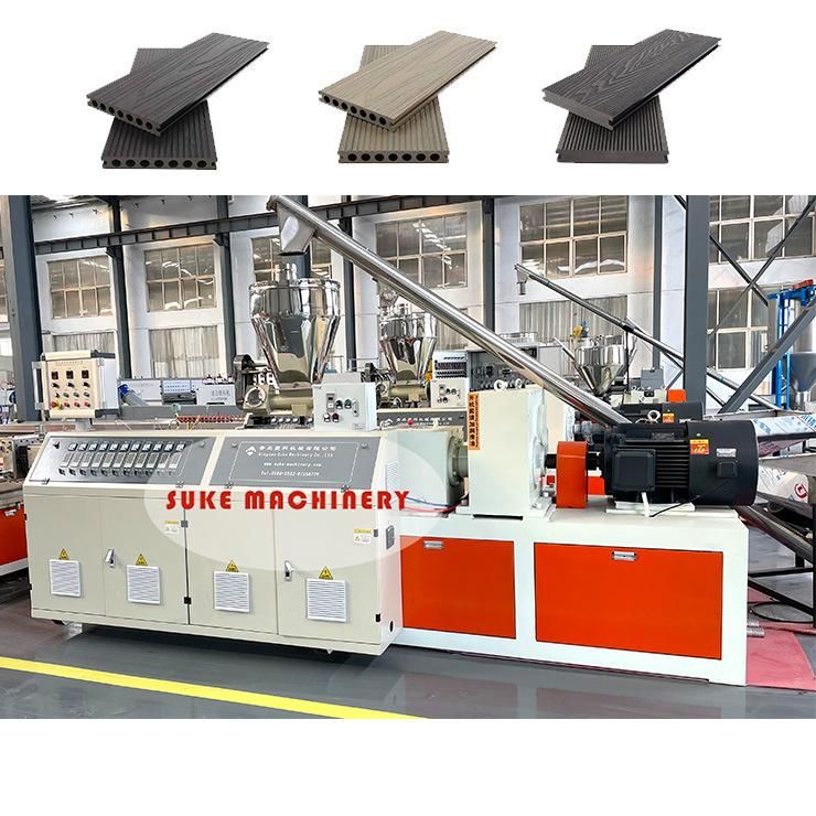 Competitve Price WPC Decking Machine Manufacturer Wood Plastic Composite Deck Board Making Machine WPC Flooring Plant Extruder