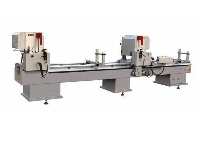 High Speed Aluminum Window Door Making Profiles Double Head Cutting Saw Machine