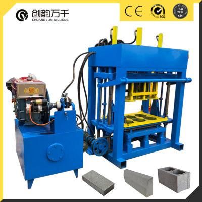 Qt 4-30 Manufacture Fully Automatic Concrete Cement Manual Brick Making Machine