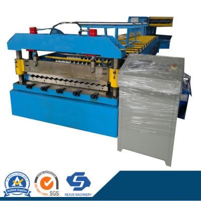 Corrugated Iron Roofing Sheet Roll Forming Making Machine Made in China