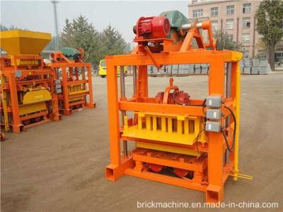 Qtj4-40 with Small Equipment Concrete Hollow Block Brick Machine Price
