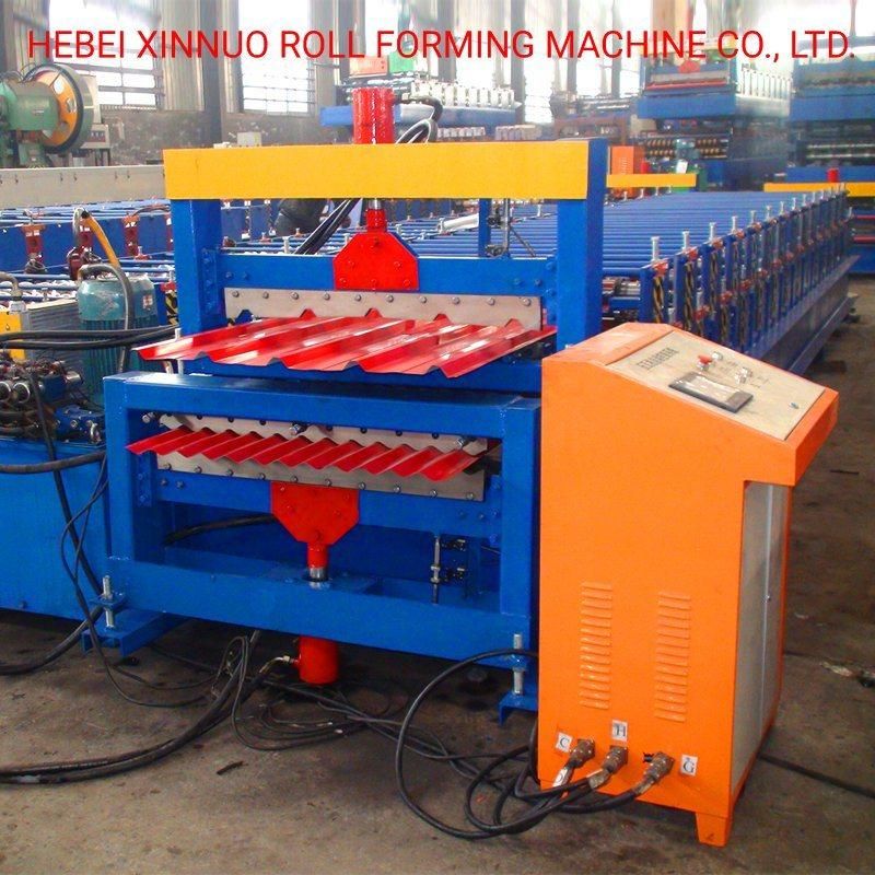 Double Layer Pressing Terrazo Tile Roll Forming Machine