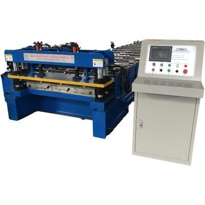 Trapezoidal Panel Sheet Ibr Roll Forming Machine Roof Tile Making Machine Building Machinery
