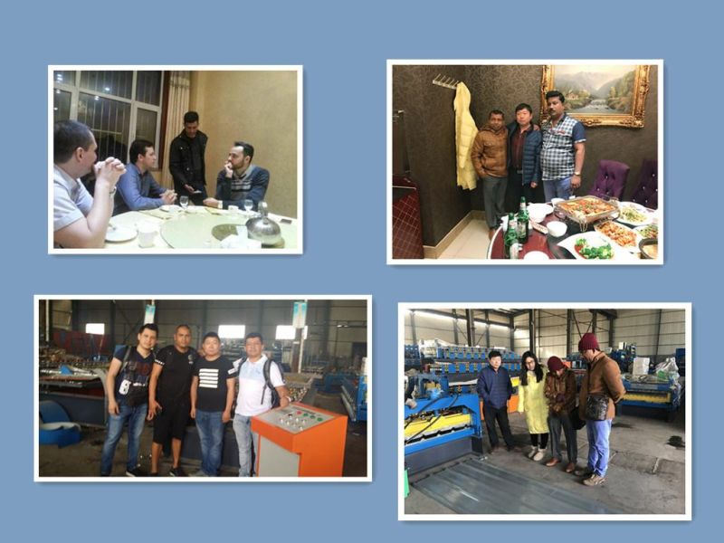 Structure Materials Double Steel Trapezoidal Corrugated Roof Panel Roll Forming Machine