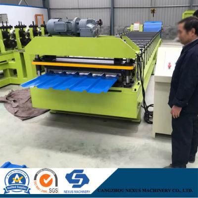 High-Efficiency Ibr Trapezoid Roof Sheet Roll Forming Machine Roll Former Machine